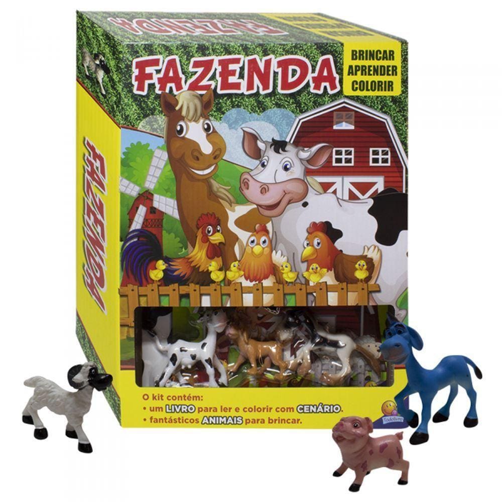 Brincar Aprender Colorir Ii Fazenda - Todolivro