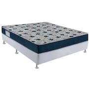 Cama box e Colchão ISO 60 D28 Casal(138x188)-Ortobom