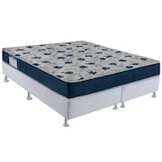 Cama box e Colchão ISO 60 D28 Queen Size(158x198)-Ortobom