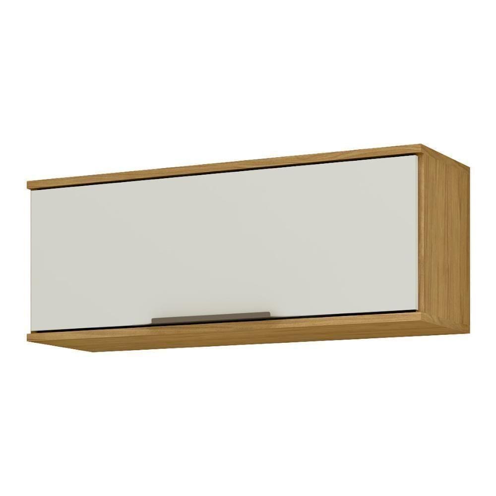 Armário Aéreo Mx Móveis Verace 80cm 1 Porta Off White