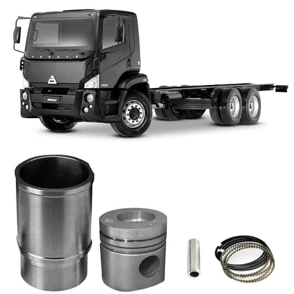 Kit Motor Camisa Pistão Anel Agrale MA 14000 Maxxforce 4.8H