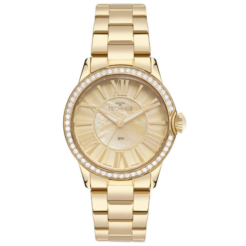 Relógio Technos Feminino Ref: 2035myv/1x St. Moritz Dourado