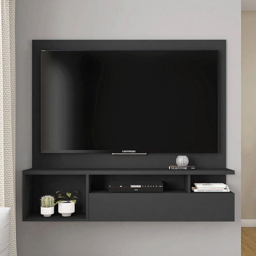 Painel para Tv até 55 Polegadas Brasil Preto