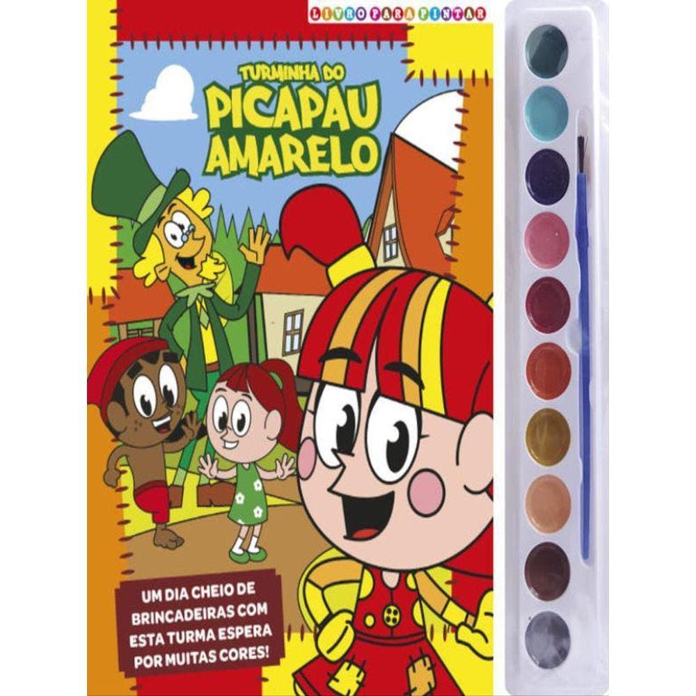 Sítio Do Picapau Amarelo Livro Para Pintar Com Aquarela