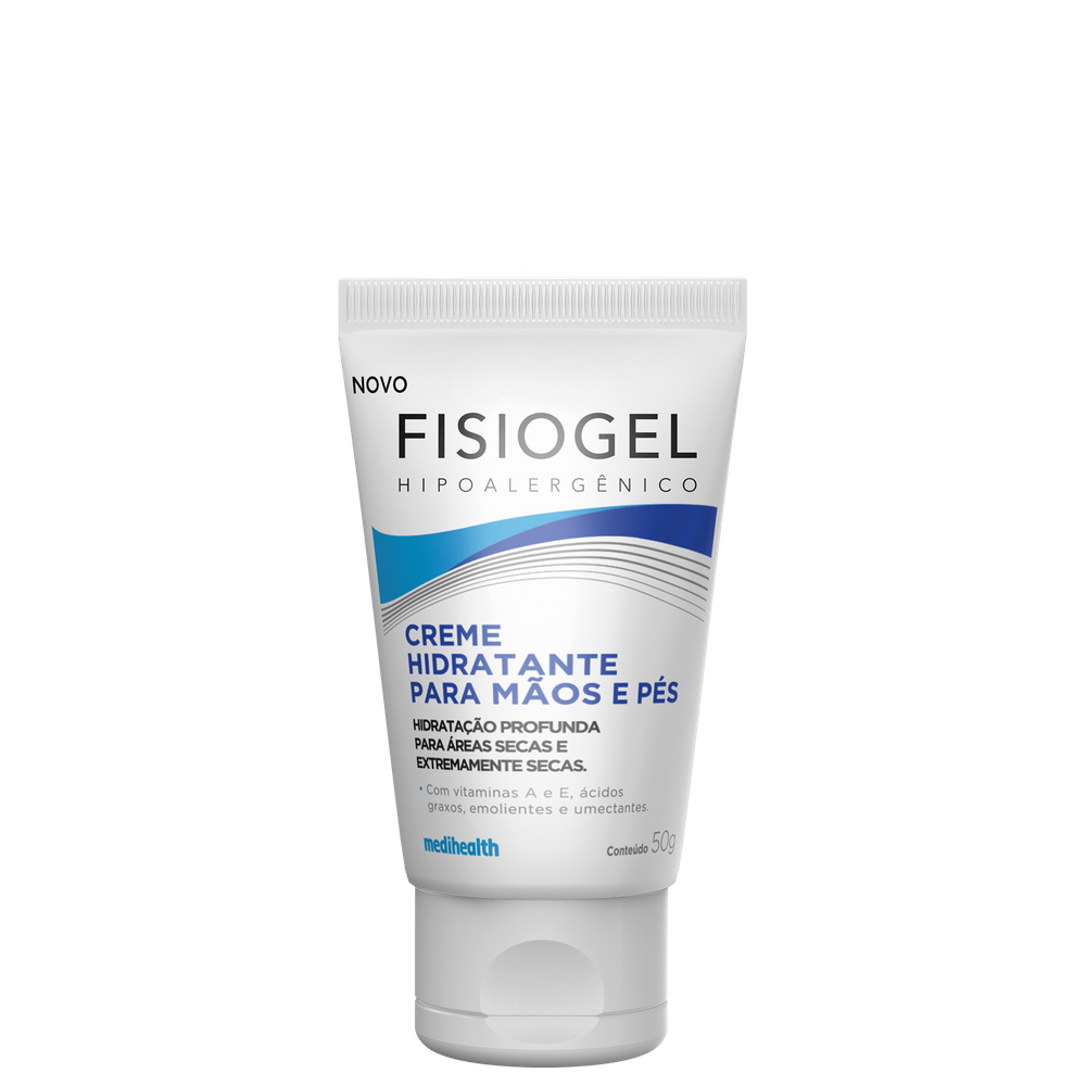 Fisiogel - Creme Hidratante para Mãos e Pés 50g