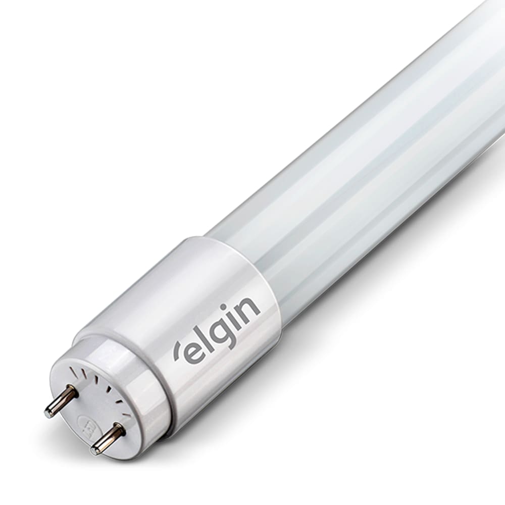 Lâmpada Elgin Tubular Led T8 20W 120cm G13 Bivolt 6500K Luz Fria