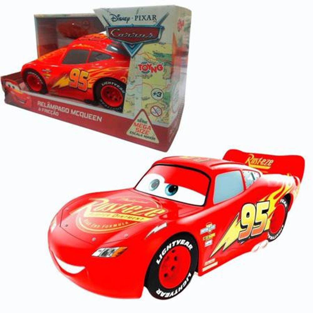 Carro Friccao 28Cm Mcqueen Disney