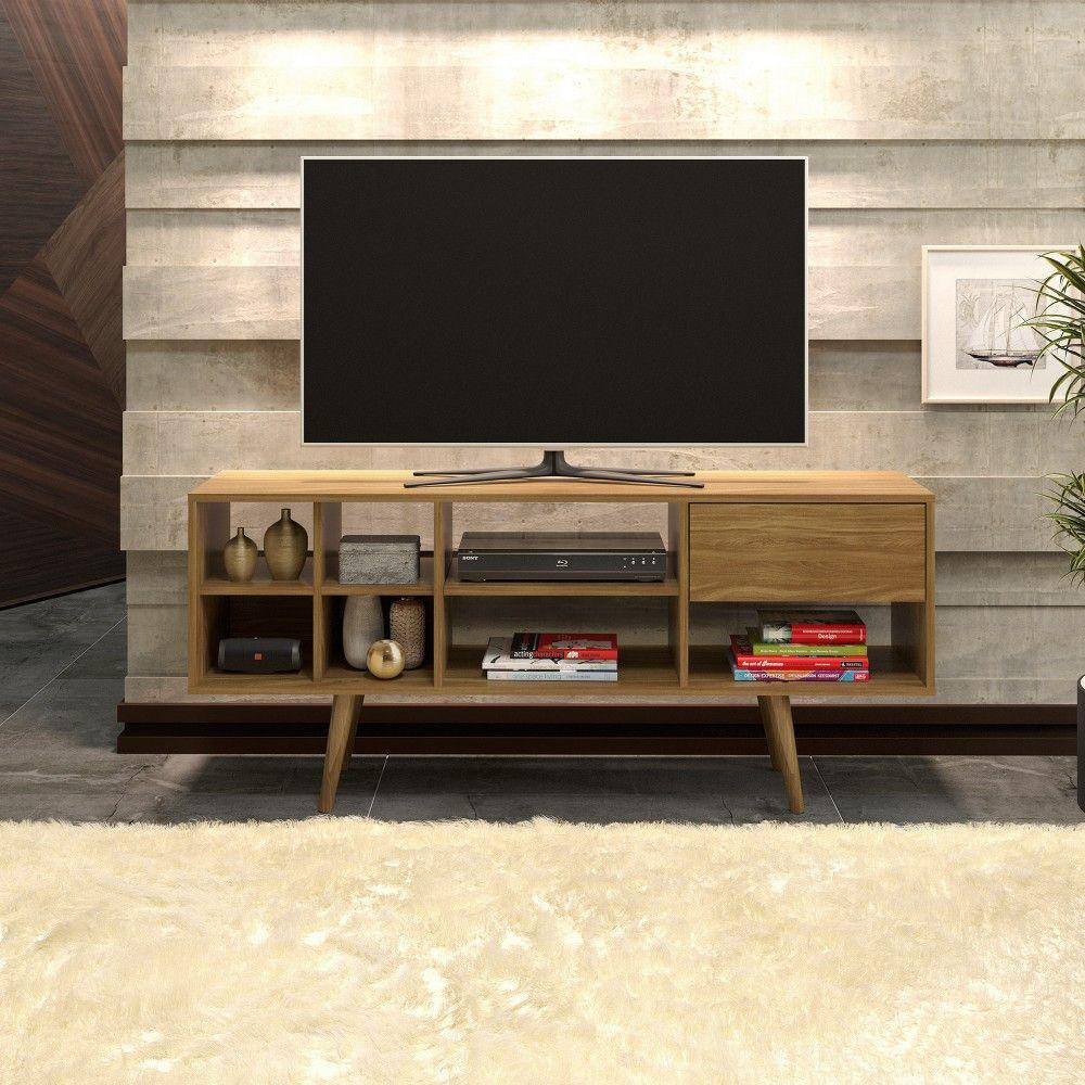 Rack para TV até 50 Polegadas 1 Gaveta 7 Nichos R1462 Tecnomobili