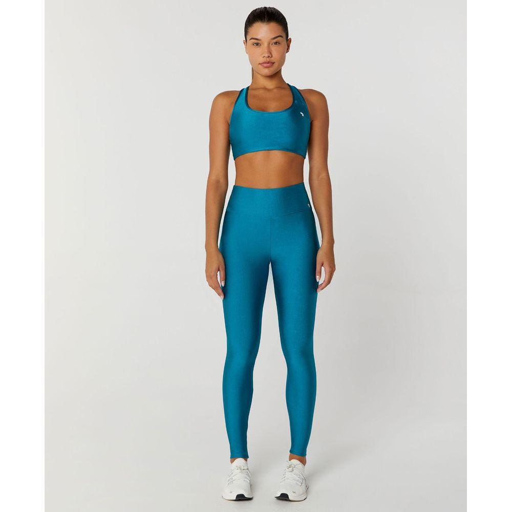 Legging Eterna Shine Alto Giro Verde Luz