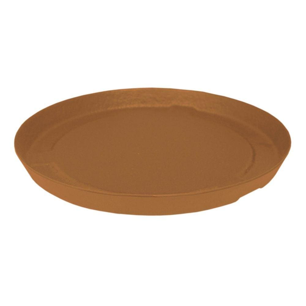 Prato para Vasos de Planta Redondo Slim 28 Terracota