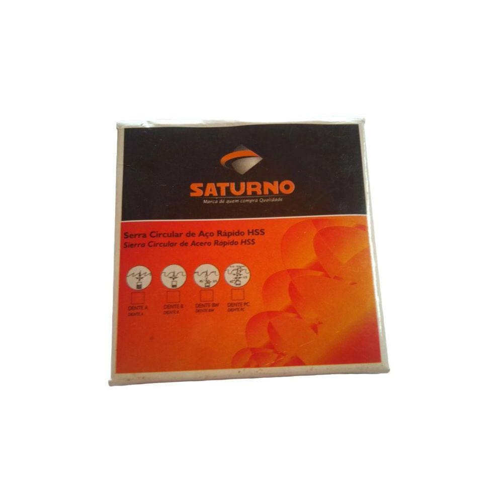 Serra Circular Aço Rápido Hss 32 X 0,6 X 8,0 Mm 64 Z Saturno