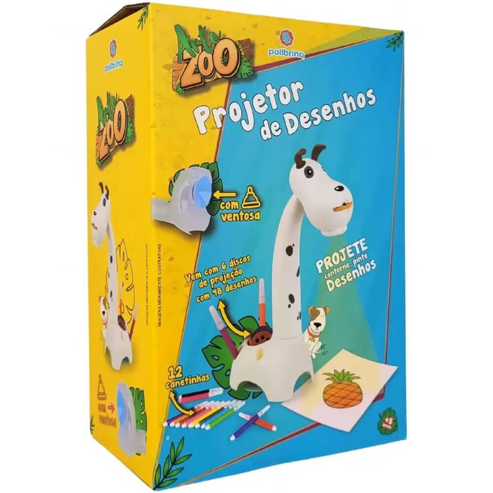 Projetor Arte Zoo Cachorro Polibrinq