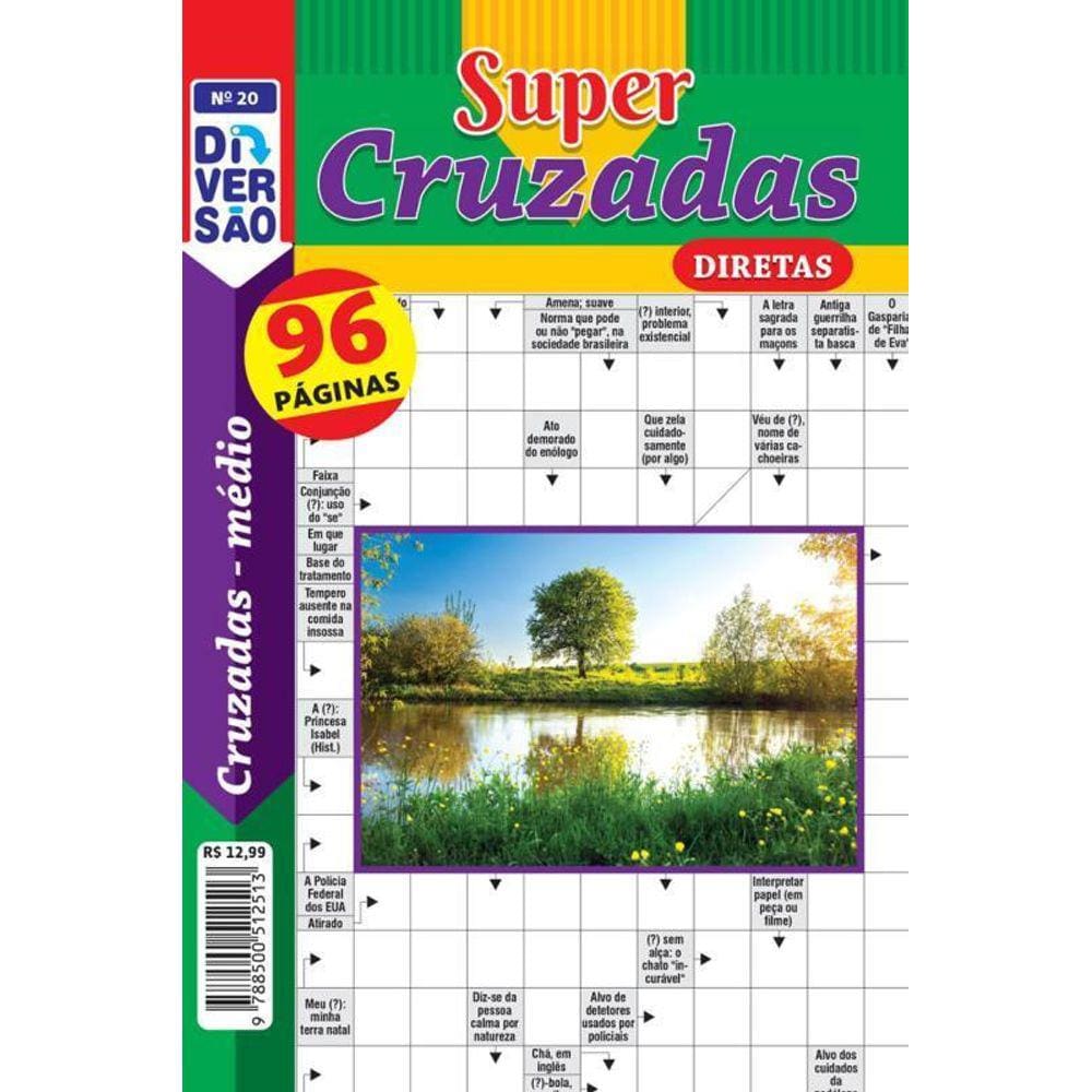 Livro Diversão Super Cruzadas Diretas Ed 20