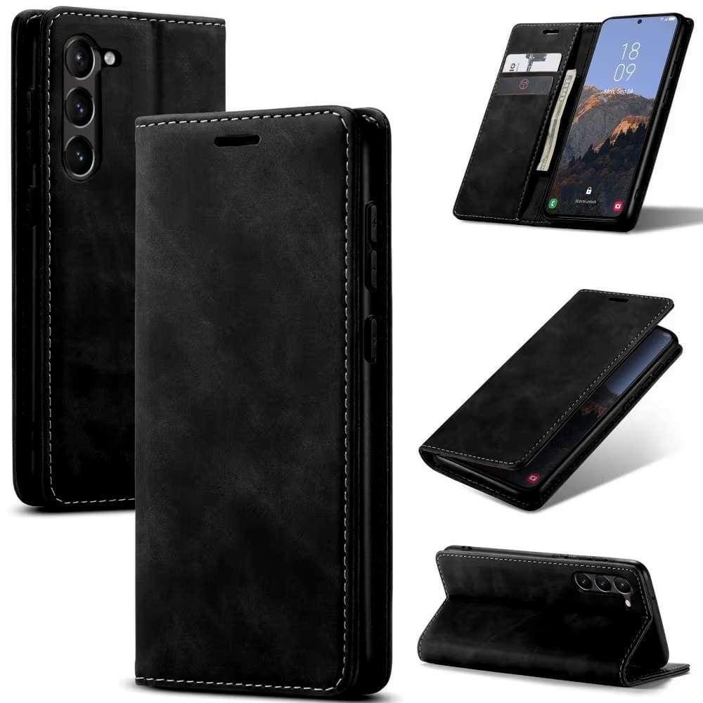 Capinha Carteira Flip Para Samsung S24 Plus Com Porta Cartão