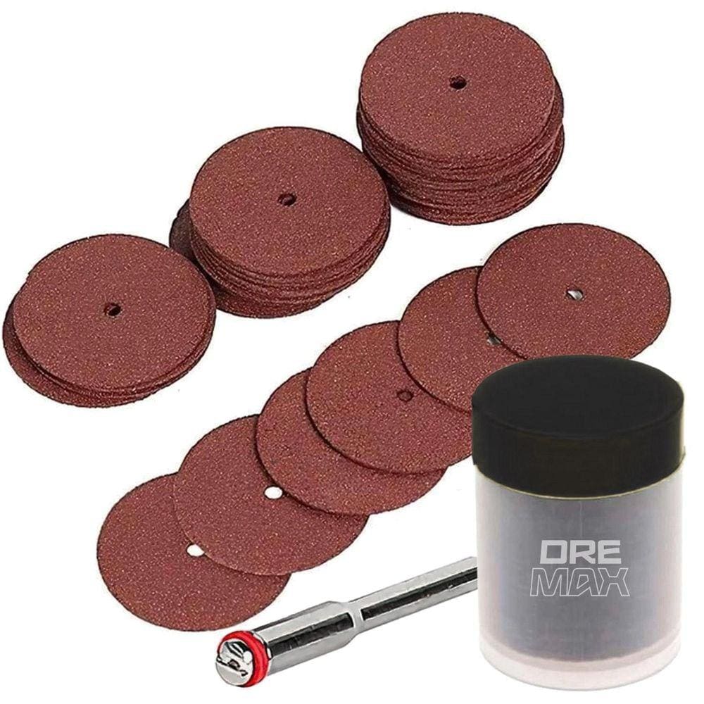 Kit 35 Discos De Corte 24Mm Haste 3Mm Micro Retífica Dremax