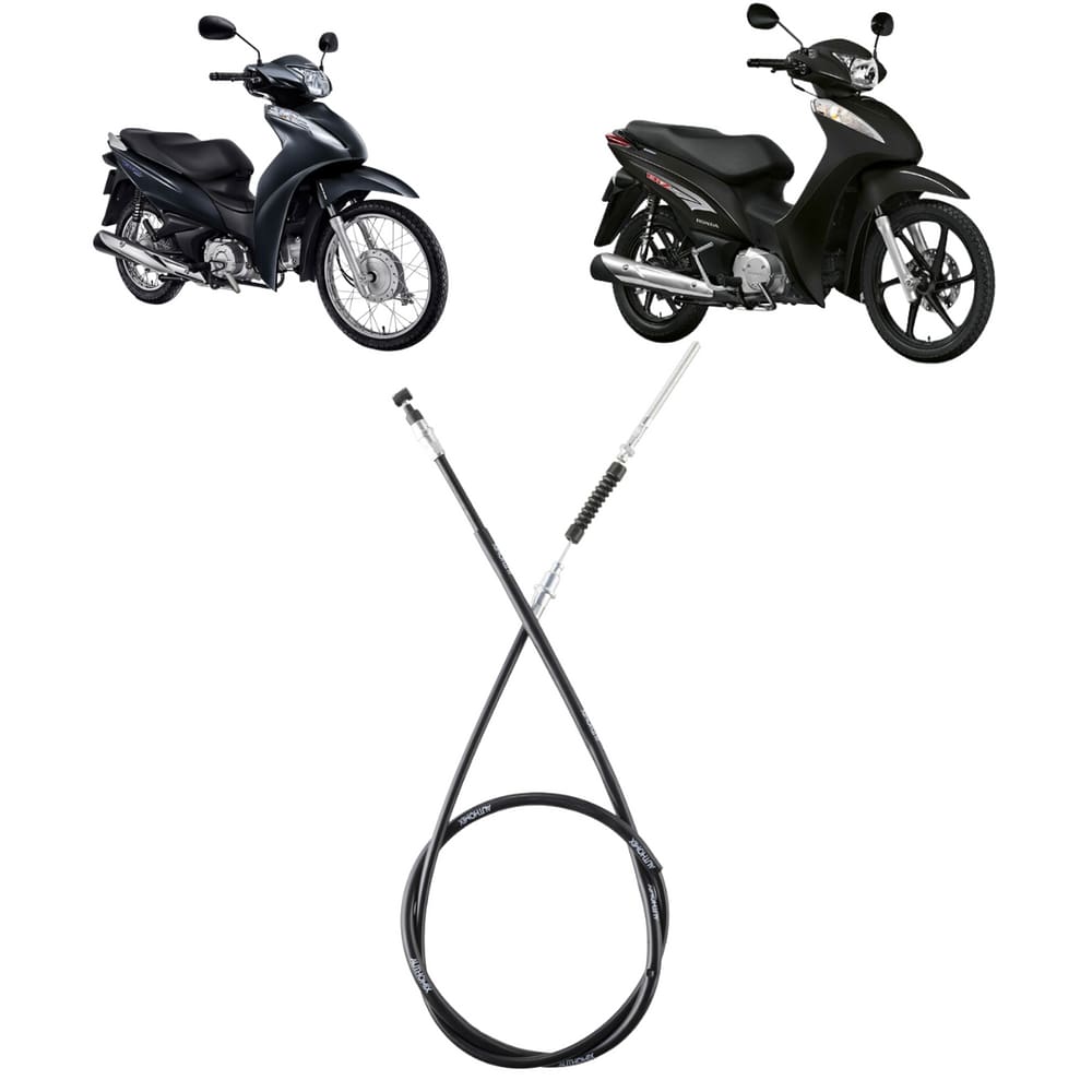 01 Cabo Freio Authomix Honda Biz 100 Ks 0.1L 2V OHC Monocilindrico 2012 A 2015