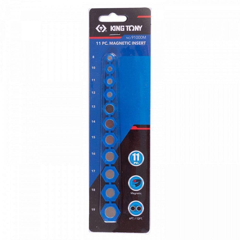 Jogo 11 Insertos Magneticos Sextavados Soquetes 8 A 19Mm