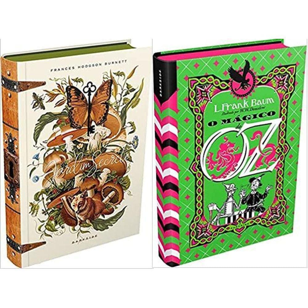 Kit 2 Livros O Jardim Secreto + Magico De Oz Darkside