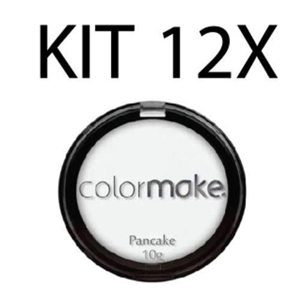 Kit Com 12 Pancakes Brancos Colormake