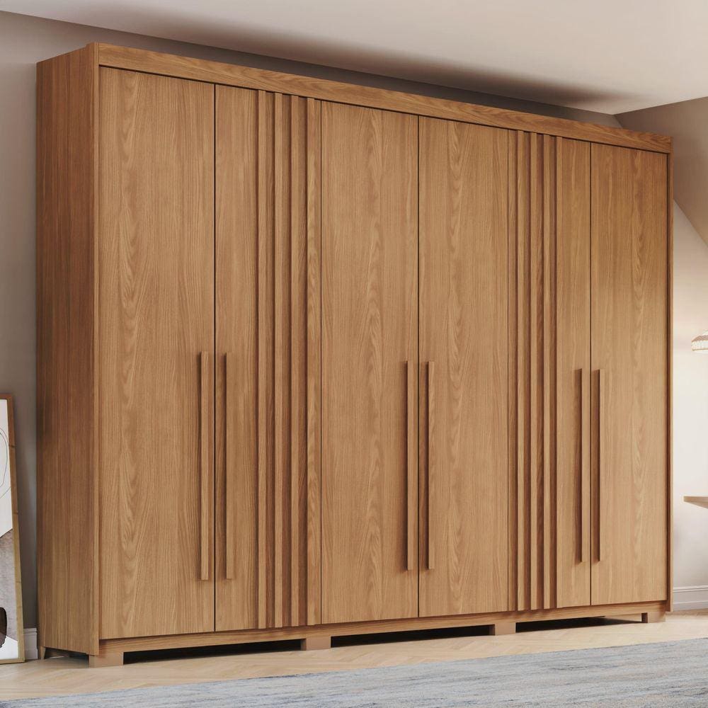 Guarda-Roupa Norton 06 Pts. Nature - Henn