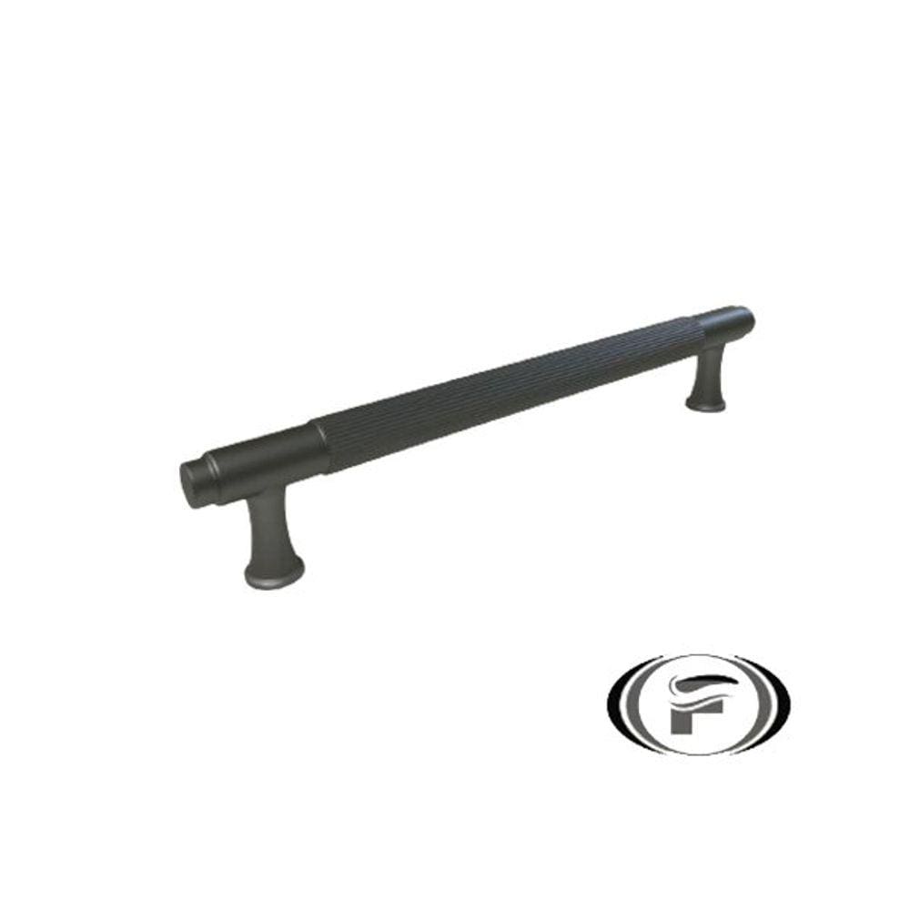 Puxador Sobrepor Zigrinato Il 1570 Grafite Italy Line 160mm Grafite