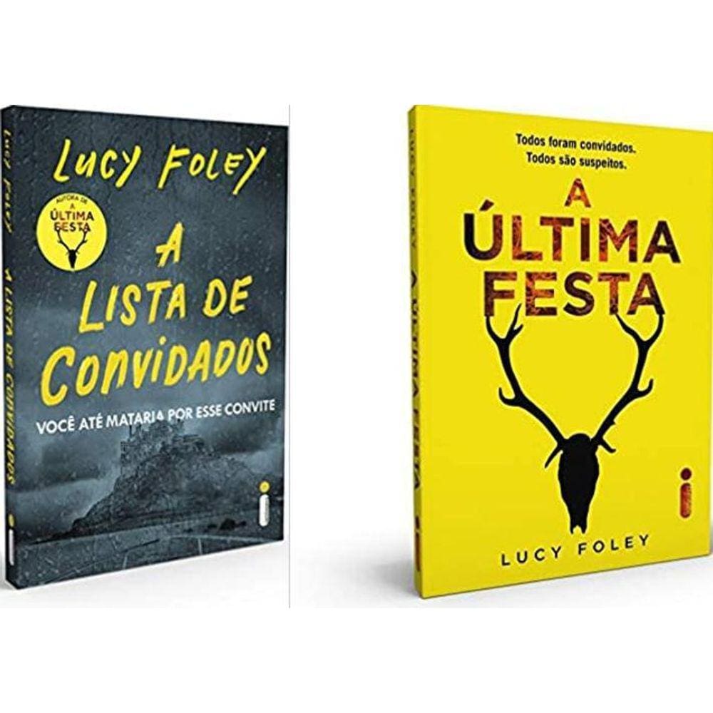 Kit 2 Livros Lucy Foley A Lista Convidados + A Última Festa