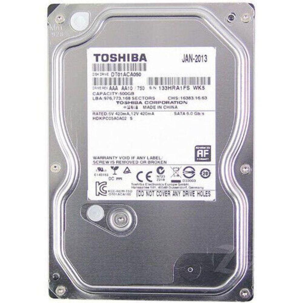 Disco Rígido Interno Toshiba 500Gb Dt01Aca050 6Gbps