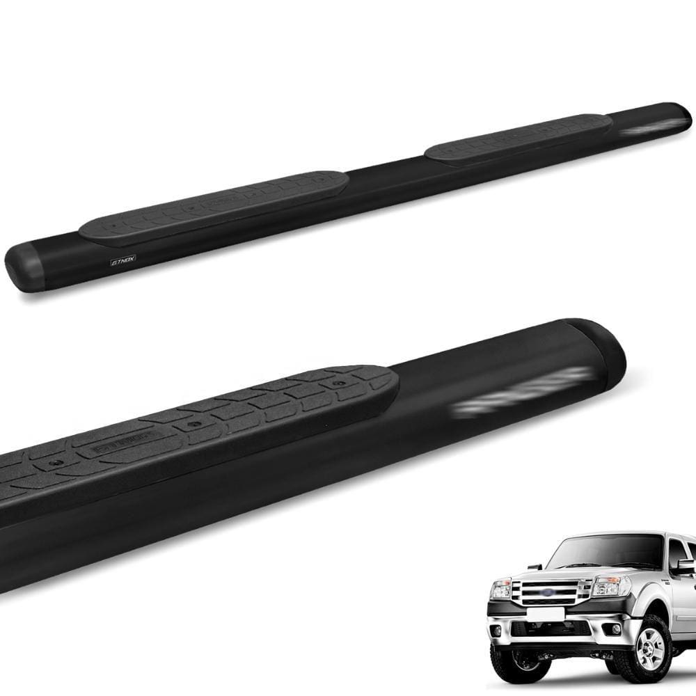 Estribo Lateral Ranger Cab. Dupla 1998 a 2012 Oval Oblongo Preto Gtnox