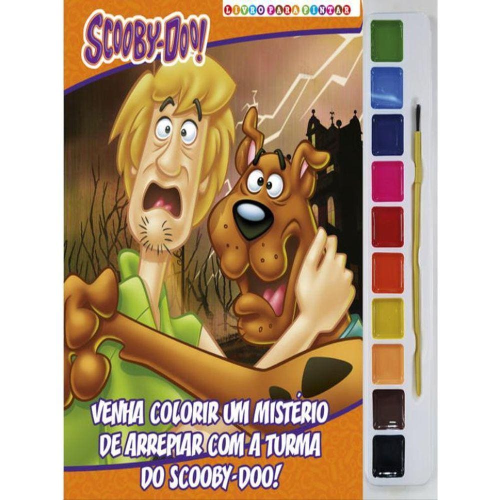 Scooby-Doo Livro Para Pintar Com Aquarela