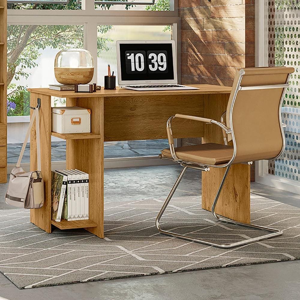 Mesa p/ Escritório 3875 Qmovi Freijó