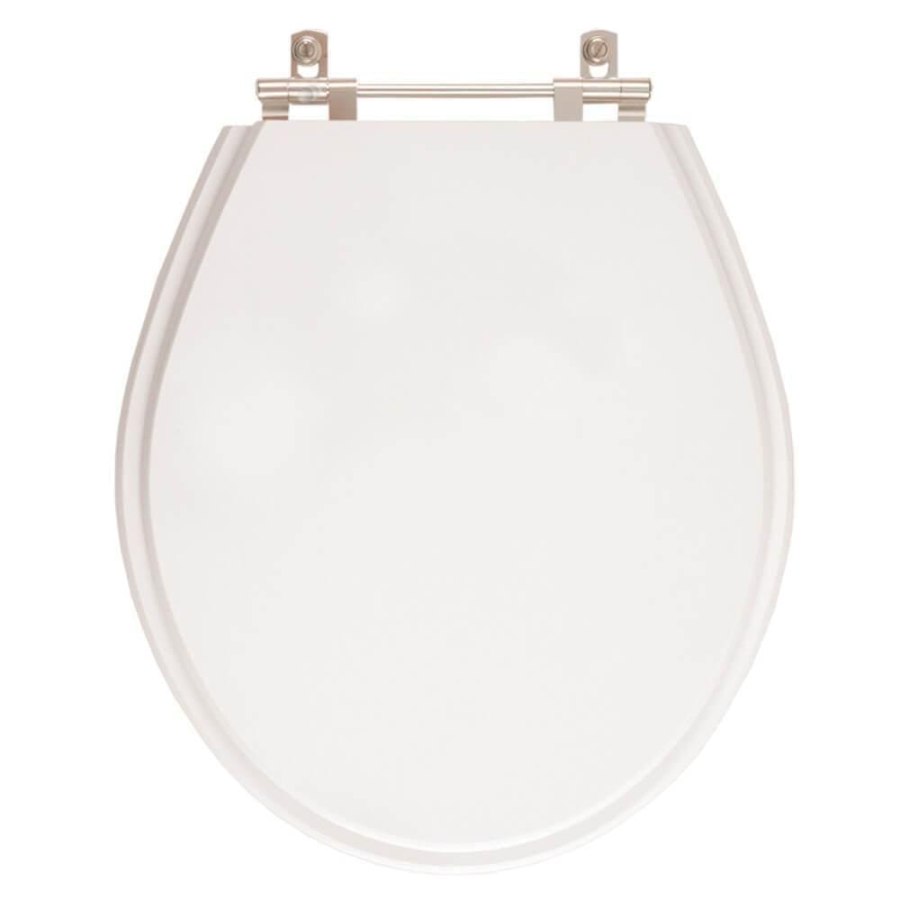 Tampa De Vaso Em Mdf Carina Branco Para Bacia Ideal Standard