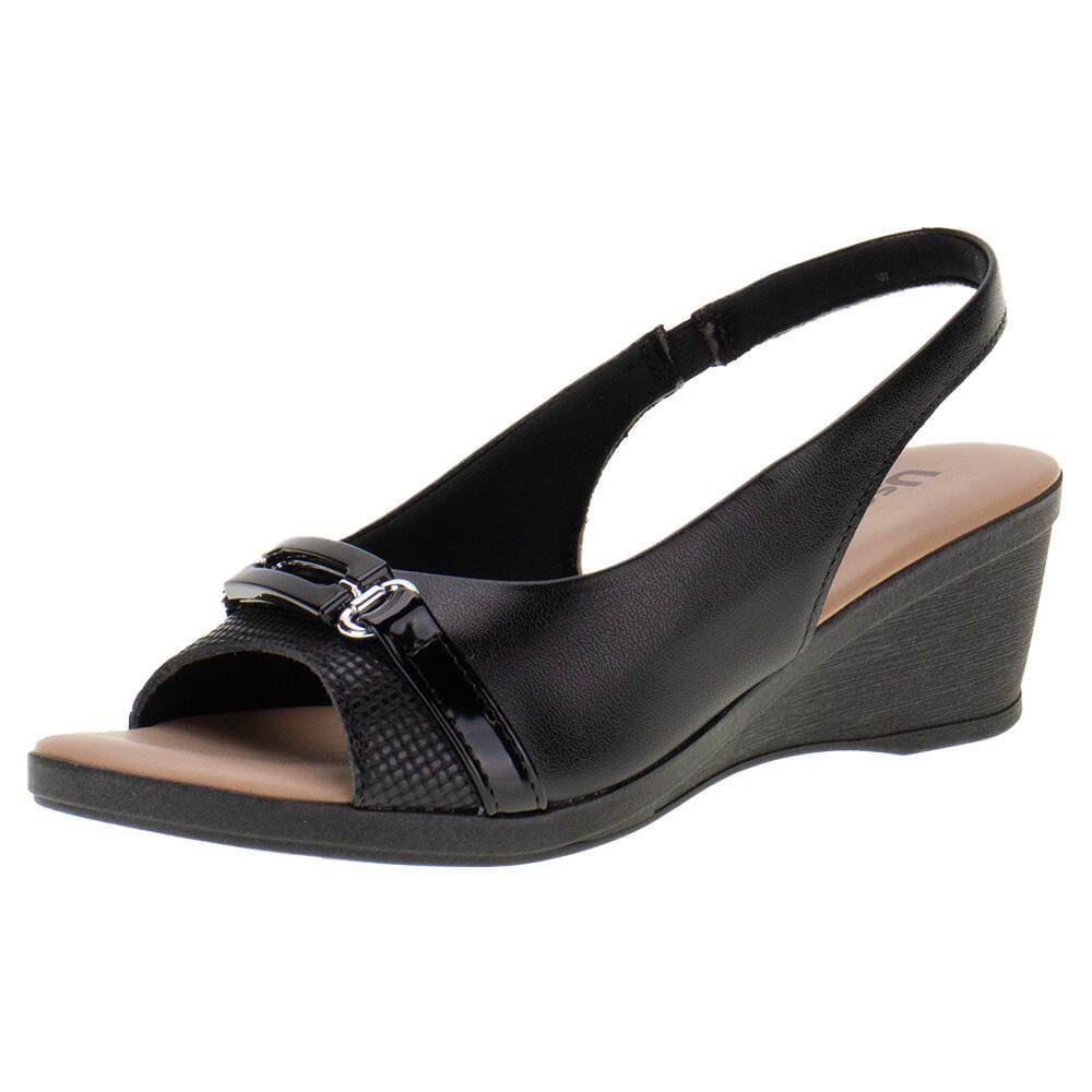 Sandália Feminina Anabela Usaflex Mm0902