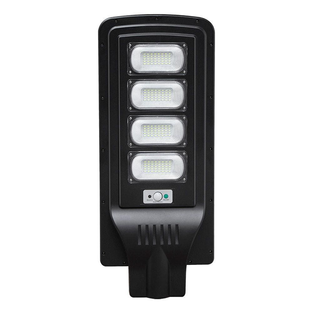 Luminária Led Taschibra Solar Tr Sun Poste 80w Preto 6500k C- Controle Remoto