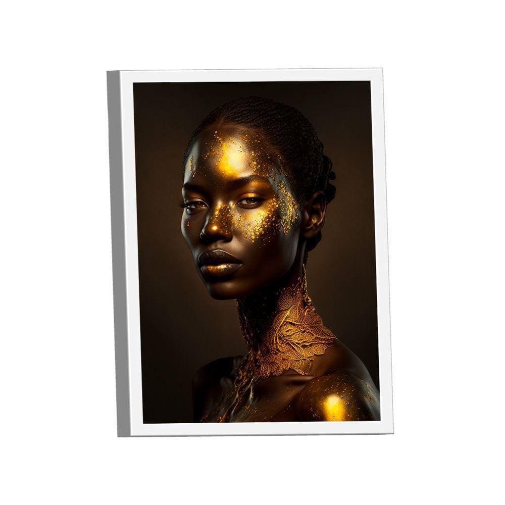 Quadro Golden Black Woman -- Br Artes