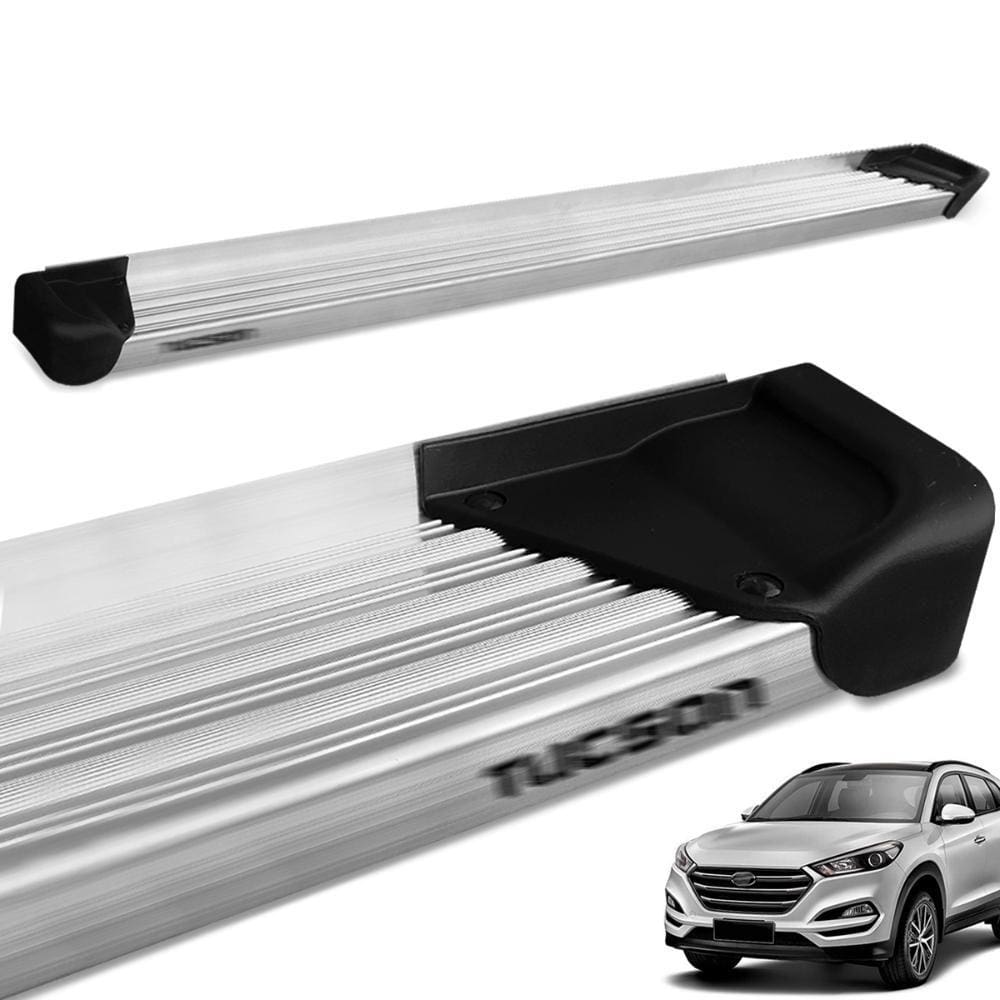 Estribo Lateral New Tucson 2017 a 2024 Aluminio Natural A3