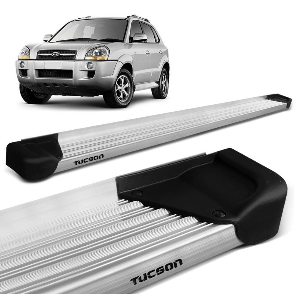 Estribo Lateral Tucson 2005 a 2016 Aluminio Natural A3 Gtnox