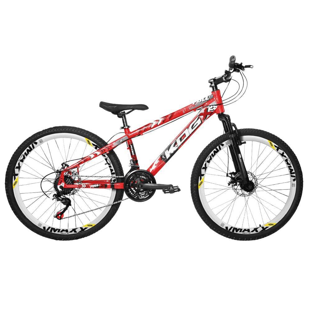 Bike KOG Freeride 21v Aro Vmaxx 26 Disco Tipo Viking X25