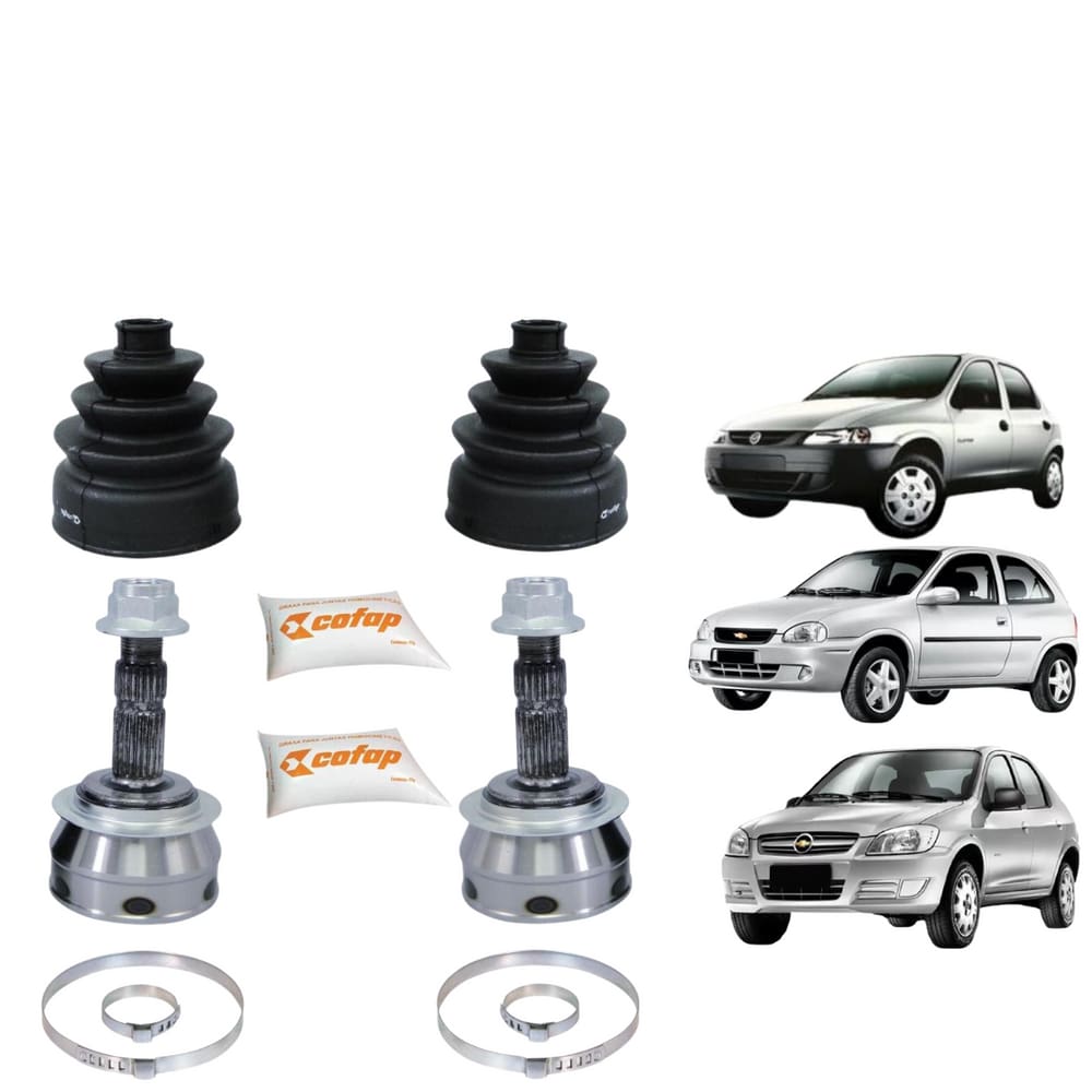 02 Juntas Homocinetica Fixa Cofap GM Corsa Pick-Up 1.6 2009 A 2010 Lado Roda