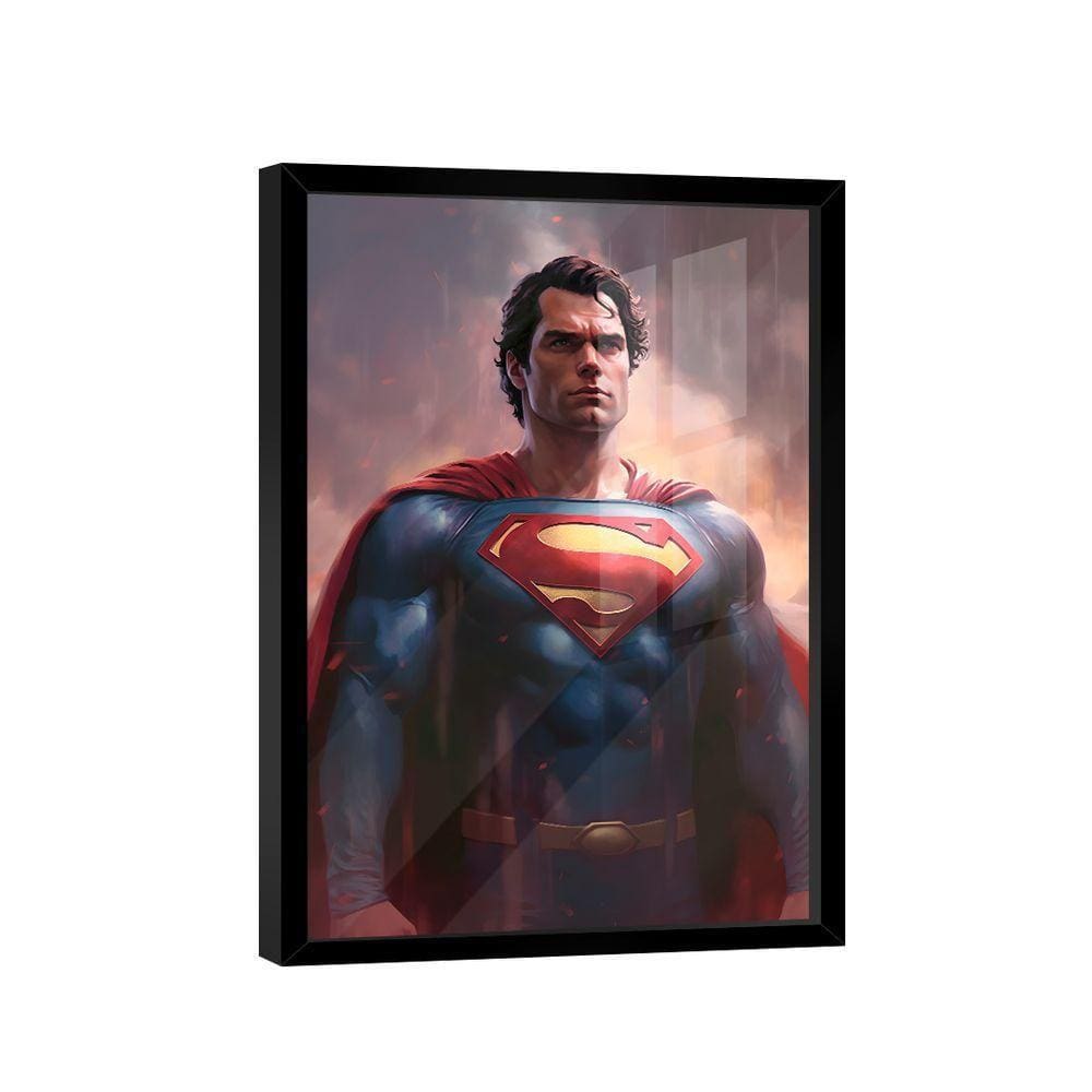 Quadro Super-homem -- Br Artes