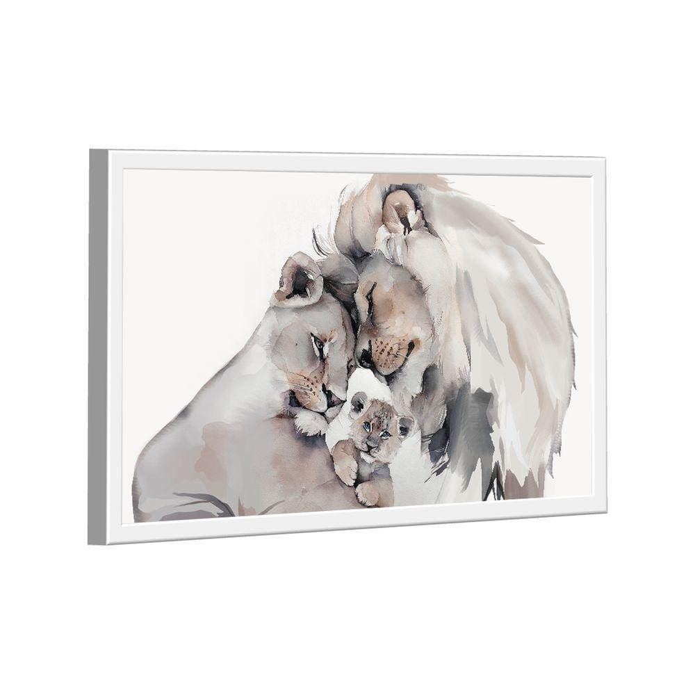 Quadro Watercolor Family -- Br Artes