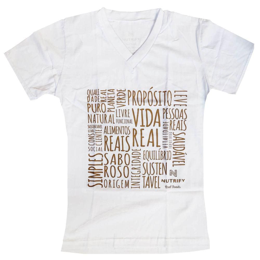 Camiseta Baby Look (100% Algodão) Nutrify