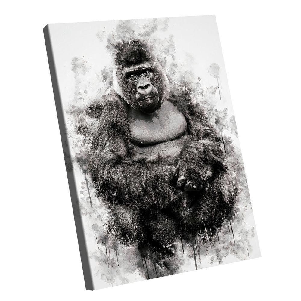 Quadro Gorila -- Br Artes