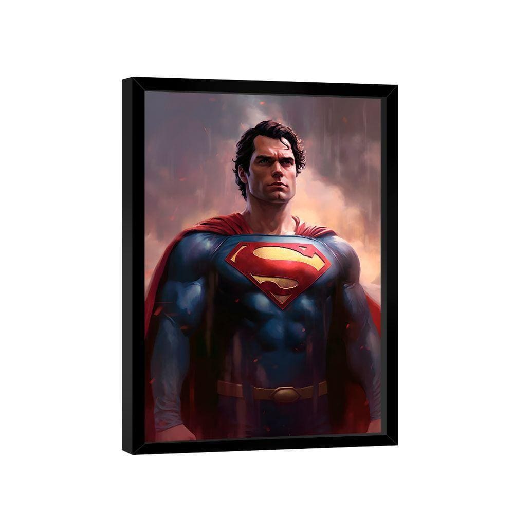 Quadro Super-homem -- Br Artes