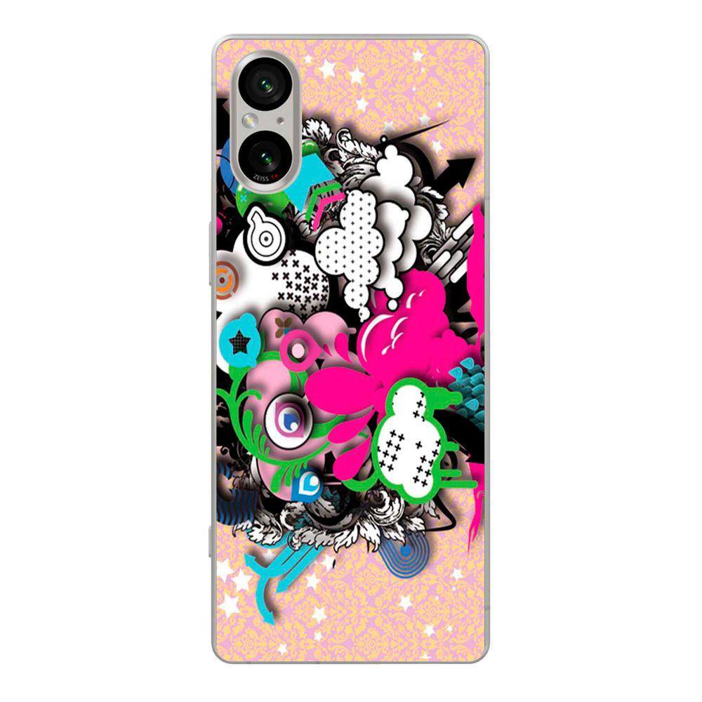 Capa Adesivo Skin104 Verso Para Sony Xperia 5 V (XQ-DE54)