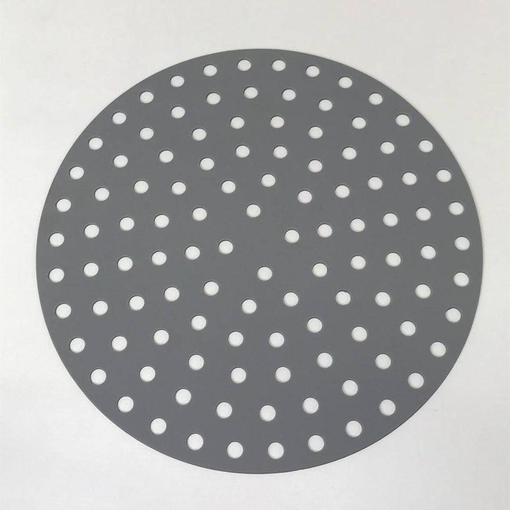 Tapete Redondo De Silicone Protetor Air Fryer 19,5Cm - Ad