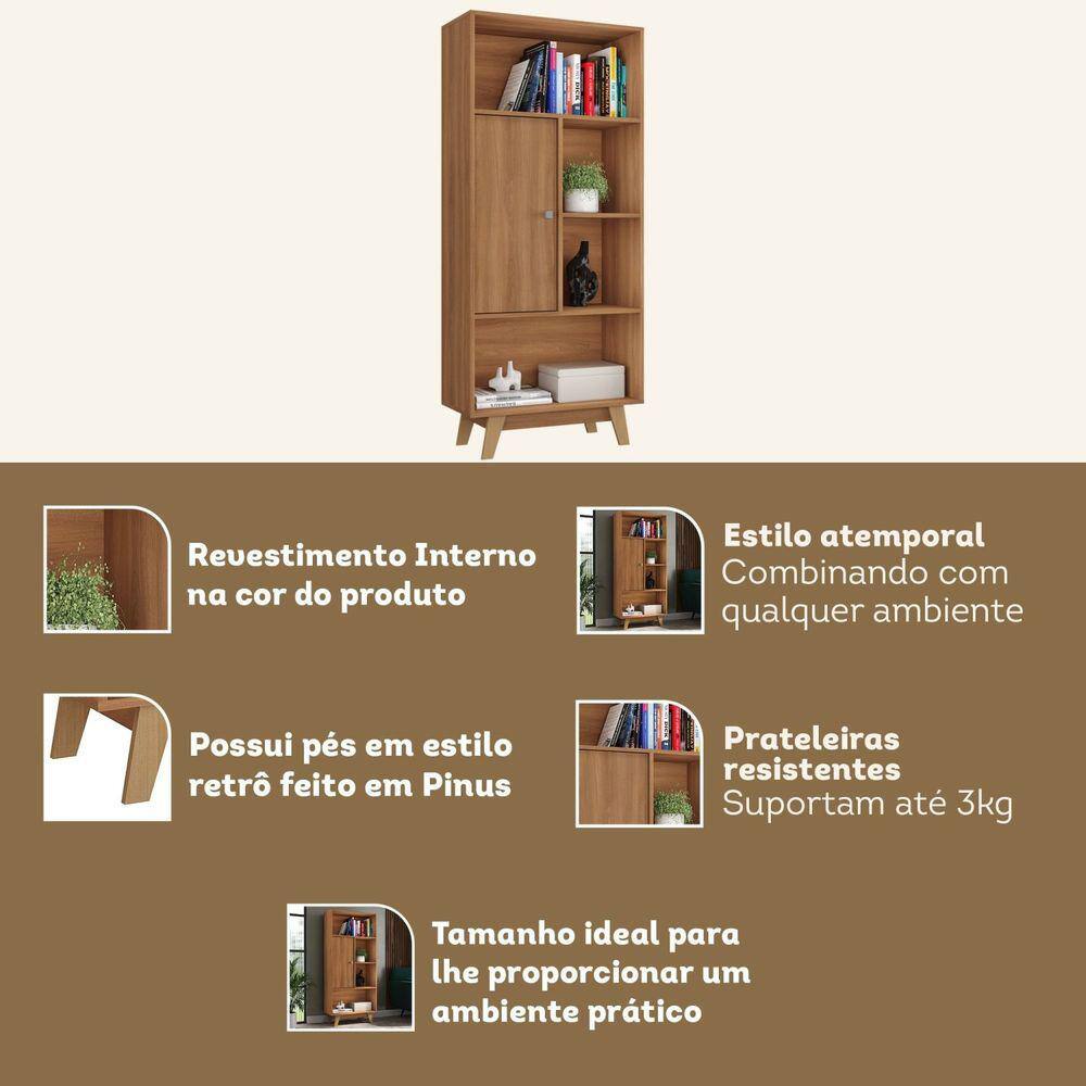 Nicho Infantil Organizador 1 Porta 4 Nichos Sara | Extra