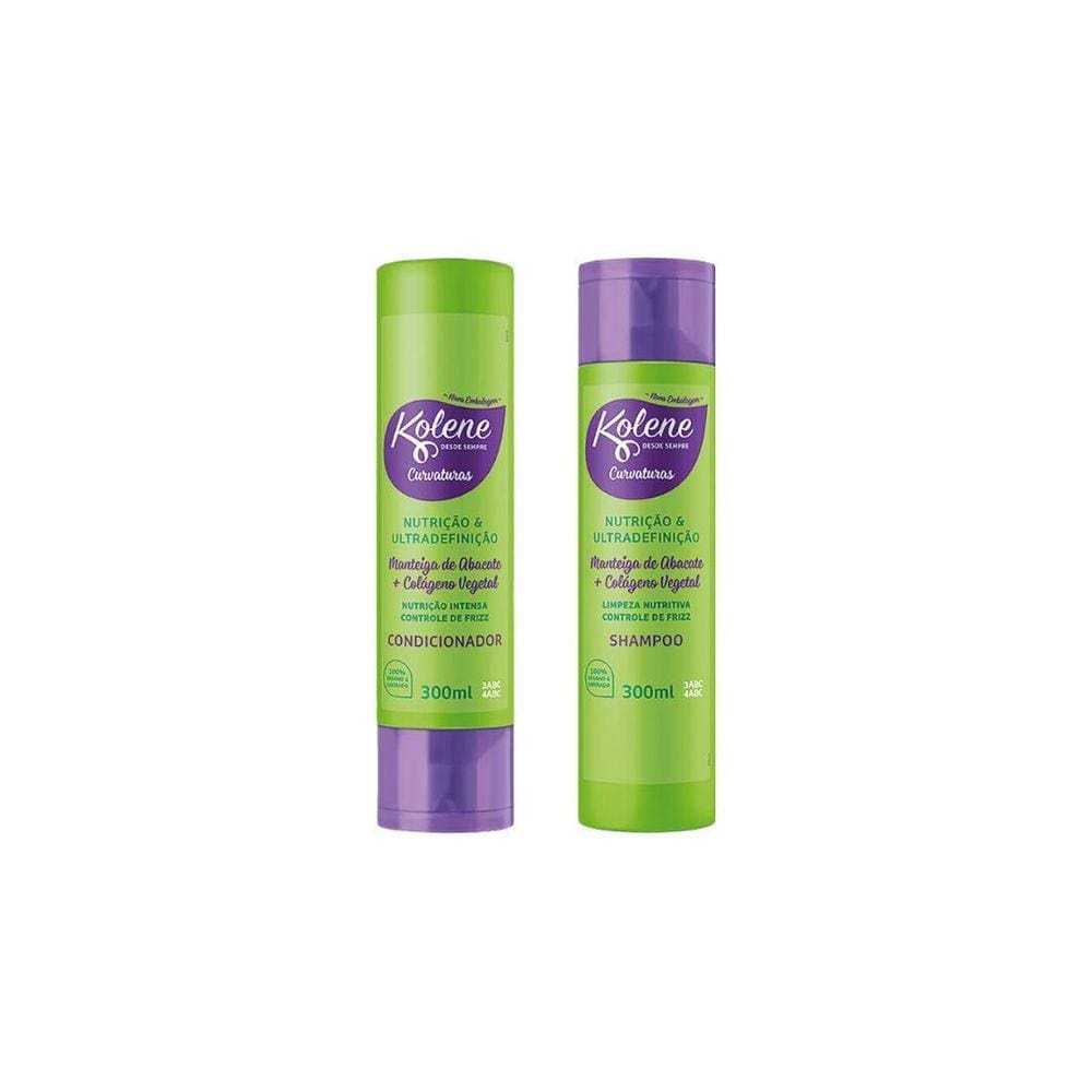 Kit Kolene Curvaturas Shampoo + Condicionador 300Ml