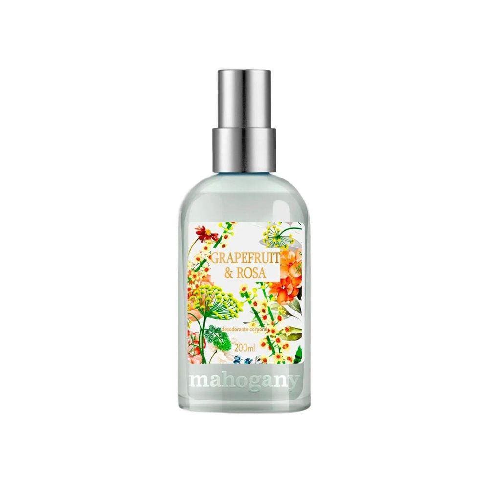 Mahogany Águas Intensas Grapefruit E Rosa - Feminino 200Ml