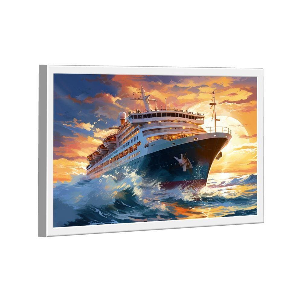 Quadro Navio Cruzeiro -- Br Artes