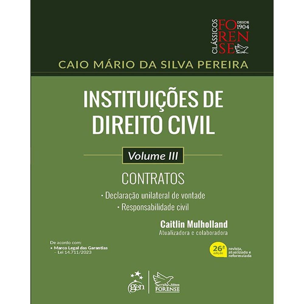 InstituiÇÕes de Direito Civil - Vol. III